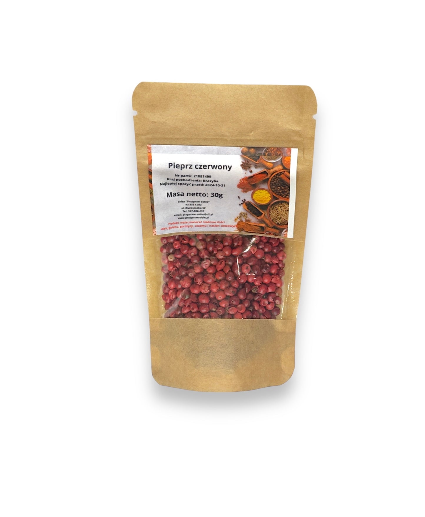 Pieprz Czerwony ziarno - 30g