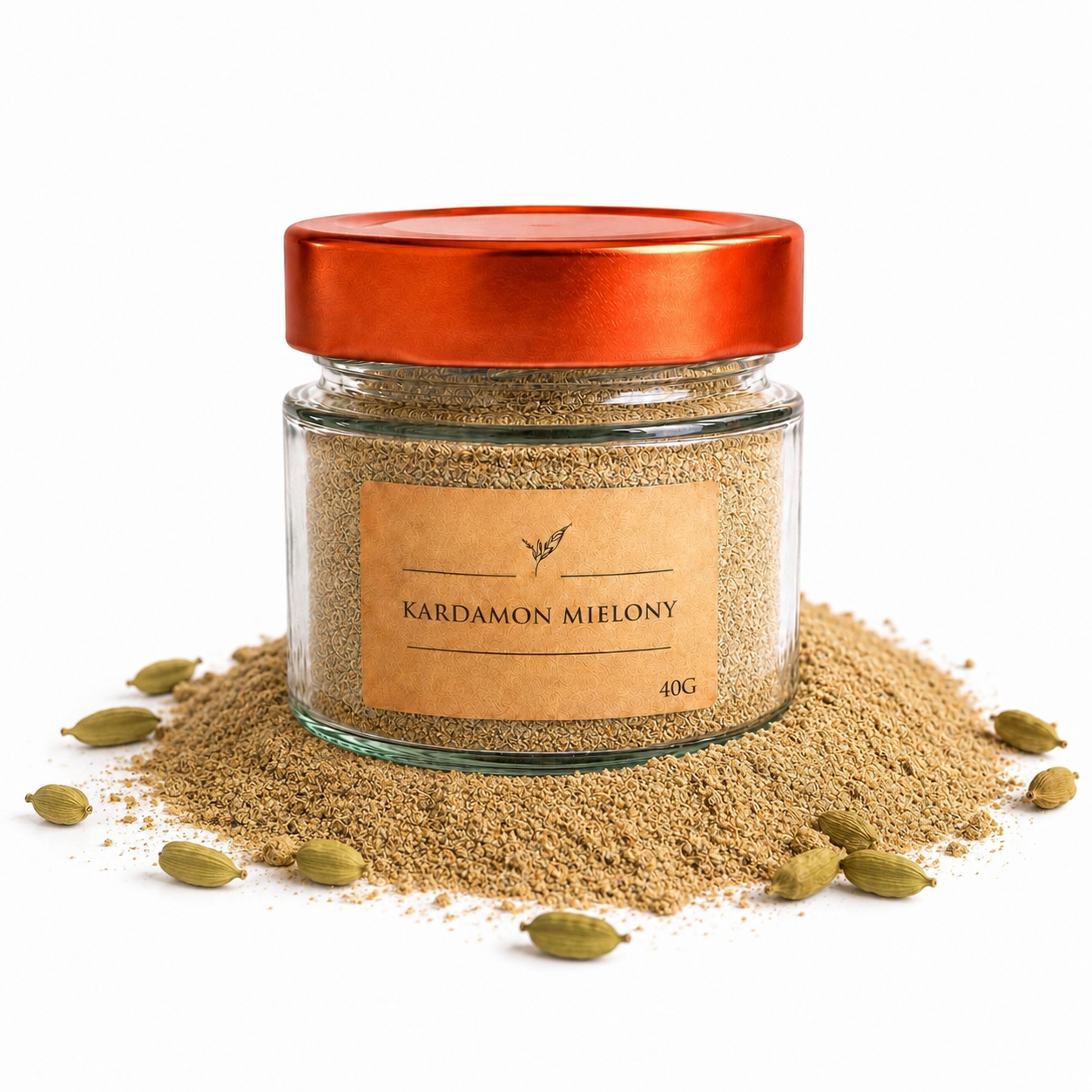 Kardamon Mielony 40G
