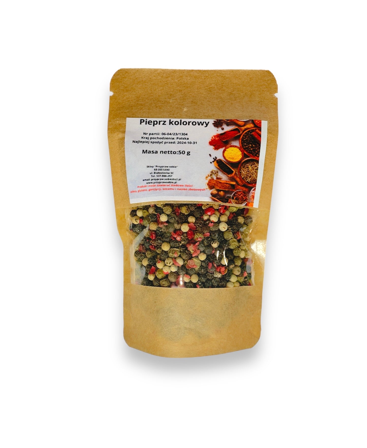 Pieprz kolorowy ziarno - 50g