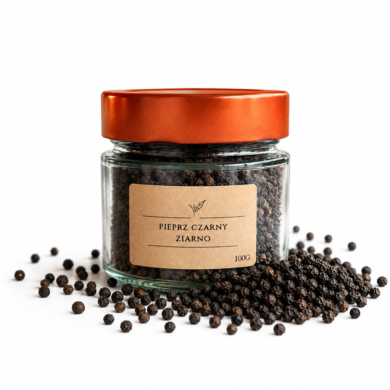 Pieprz Czarny Ziarnisty 100G